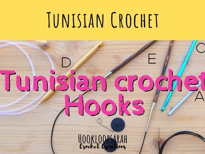 Tunisian crochet Hooks and how to use them