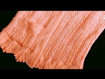 Very Easy And Beautiful Different Knitting Border Design. Pattern For Baby Sweater, Jacket,Cardigan