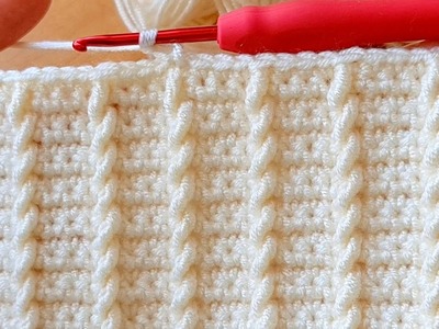Very Easy Super Easy Knitting krochet baby blanket yelek battaniye canta örgü modeli