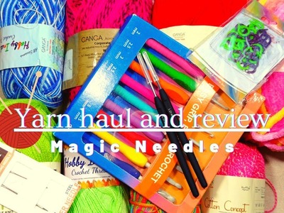 || Yarn Unboxing And Review.  Online Yarn , Shopping . Wool Shop In India . Magic Needle ||