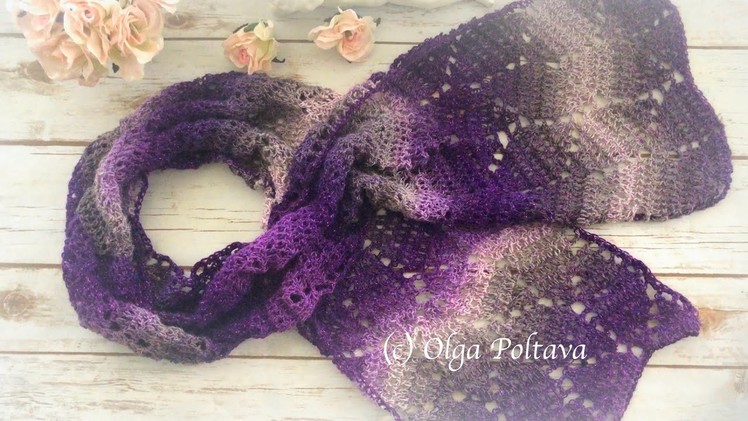 Big Crochet Commission, Lacy Scarf 6 is Finished, Hobbii Universe Yarn, Crochet Story #15