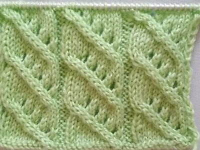 Cable stitch knitting pattern for cardigan, Jacket.