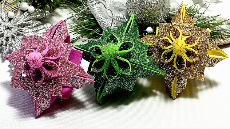 Christmas Tree ornaments Making | Christmas Craft Ideas 2021