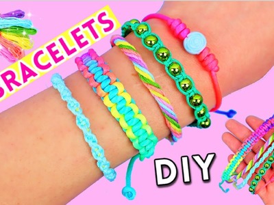 DIY EASY FRIENDSHIP BRACELETS FOR BEGGINERS - Gift Ideas For Your Loved Ones