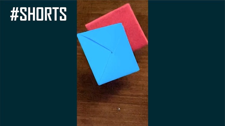 DIY Origami Ddakji | Flip Card Game | Squid Game #shorts