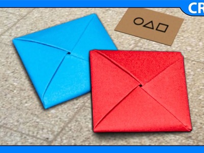 DIY Origami Ddakji | Flip Card Game | Squid Game