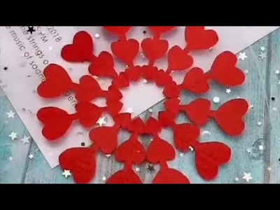 #Diy paper craft making colour paper flowers snowflakes #shorts #viralvideo #papercraft #trend