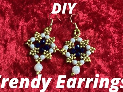 DIY Trendy earrings Making Tutorials || Beaded, Pearly Earrings || Simple & Easy || NewYou