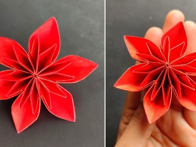 How to make Kusudama Paper Flower | Origami Kusudama Flower | Easy Origami Kusudama Flower