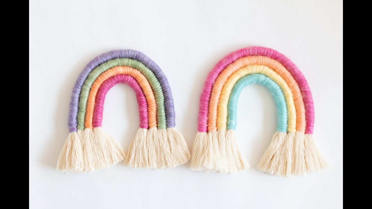 Macrame Rainbow Tutorial