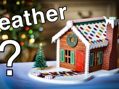 Making A Gingerbread House Out Of Leather! - Leather Craft