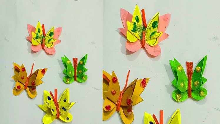 Making Butterfly from Paper -  - How to make butterfly from paper? new video 2021