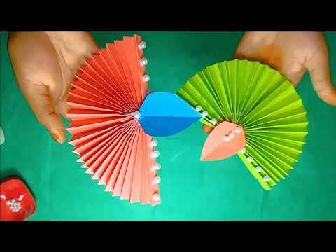 Making flower with paper || Two different color Flowers || Paper craft- 3 || Sadia Zone