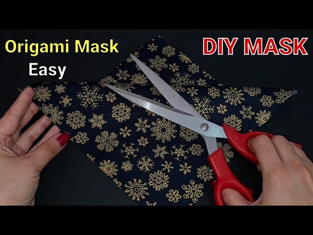 ????????????New Style???? Only 5 Minut Mask Secret Pattern 3D Face Mask Sewing Tutorial | Mascarilla Facil