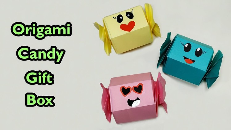 Origami Candy Gift Box Tutorial. How To Make A Sweets Gift Box