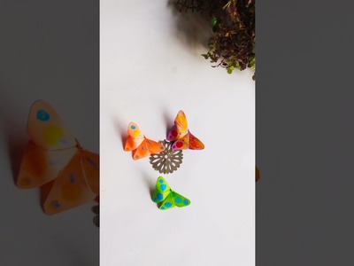 Origami Paper Butterflies Making.DIY
