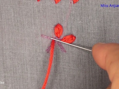 Oster Stitch Embroidery Tutorial, Hand Embroidery Oster Stitch, Basic Embroidery Stitch