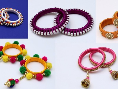5 Bangles Making At Home | DIY Girls Fashion Jewelry | Daily wear Girl's Looking Beautiful