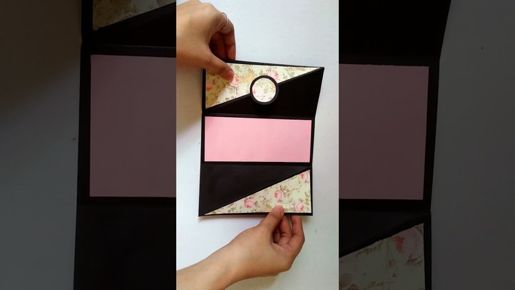 Diagonal Fold Card | Scrapbook Ideas | Do It Yourself