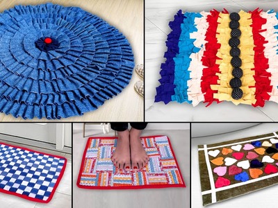 DIY ! Beautiful Doormat Making || Old Clothes Reuse Idea || Jeans Handmade Things