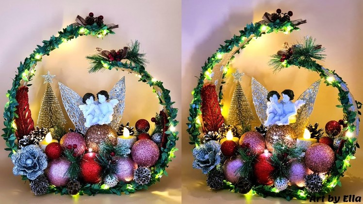 DIY Christmas decorations ideas! Decoratiuni de Craciun! Aranjament de iarna pentru casa!