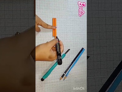 DIY Handmade Doll Making With Pencil ✏️ How to Make???? Barbie ???? Doll ???? Artistic Dolls #shorts