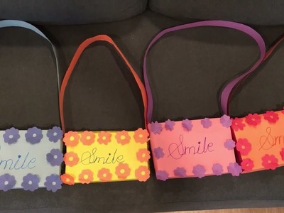 DIY Paper Purse|| Beautiful paper bag|| Easy paper bag|| DIY handbag