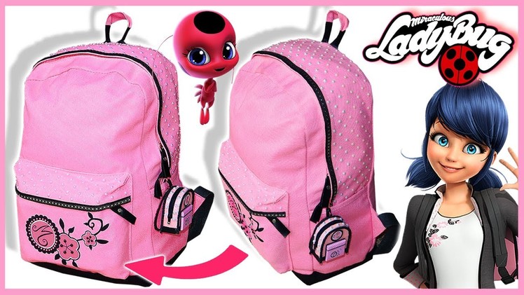 ????????DIY: Transform your regular Backpack into Marinette's Backpack from Miraculous Ladybug ????????