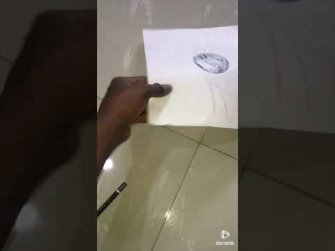 Drawing a 3D hole in the paper #shorts #trick #art  #drawing