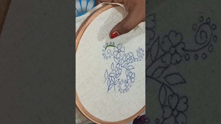 Easy hand embroidery design|embroidery for beginners