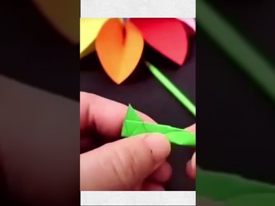 EASY PAPER CRAFT ~ Diy flower using paper #shorts