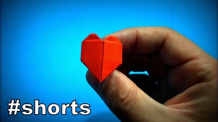 How to Make a Paper Ring with a Heart | Origami Ring | Easy Origami ART  Paper Crafts #shorts