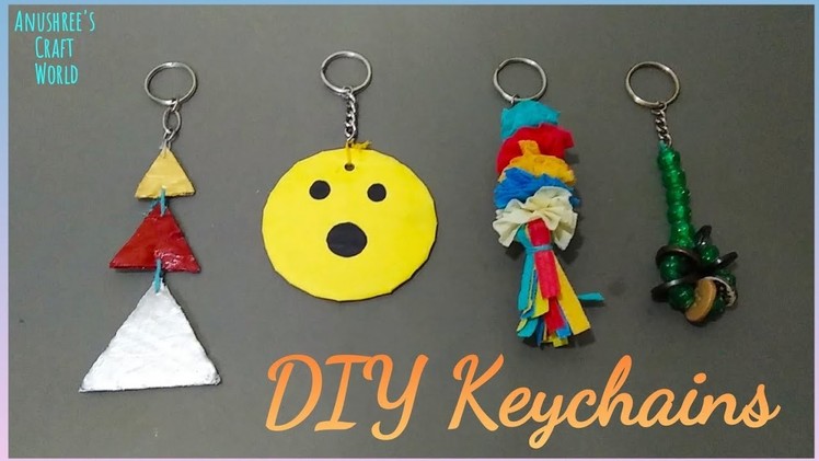 How to make DIY Keychains at Home | @Anushree's Craft World