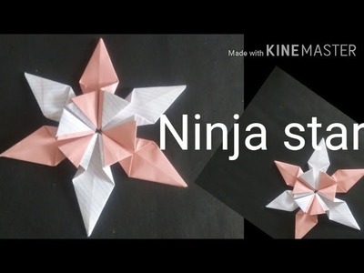 How to make ninja star.easy and super craft idea