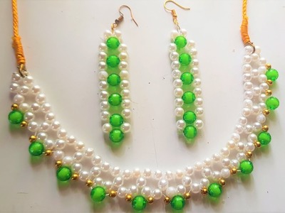 How To Make , Pearl Necklace , At Home , Necklace