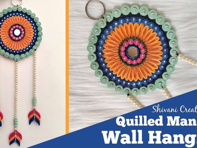 Quilling Mandala Wall Hanging. Quilling Dream Catcher