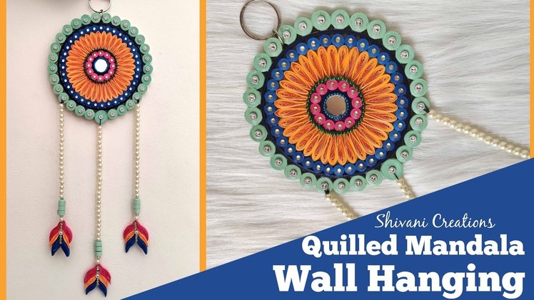 Quilling Mandala Wall Hanging. Quilling Dream Catcher