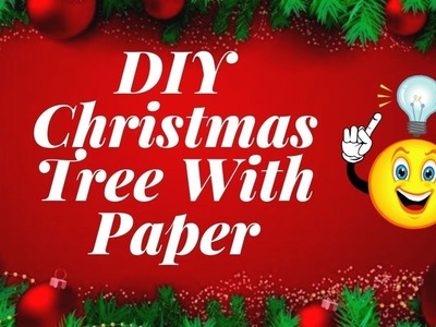 #shorts,#youtubeshorts ,How To Make Christmas Tree With Paper Christmas Decoration Ideas at Home