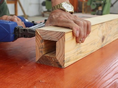 The Most Effective Idea To Reuse Old Wood. Awesome Wood Recycling Project