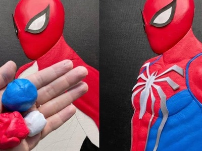 Turn 3 pieces of clay into Spider-Man