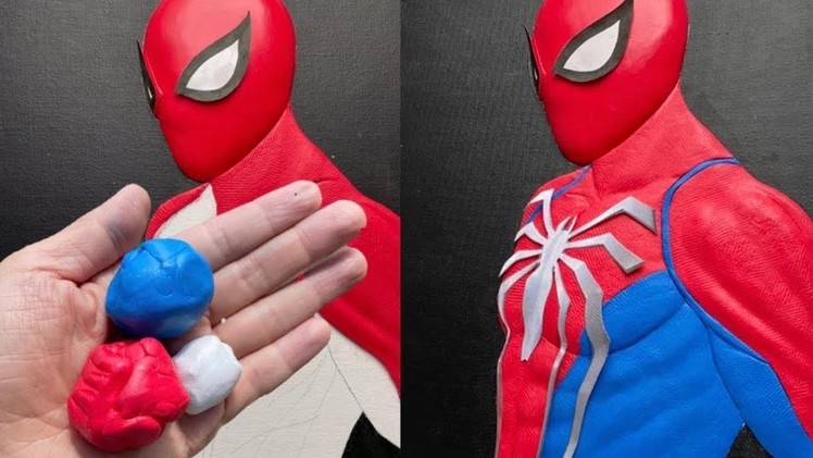 Turn 3 pieces of clay into Spider-Man