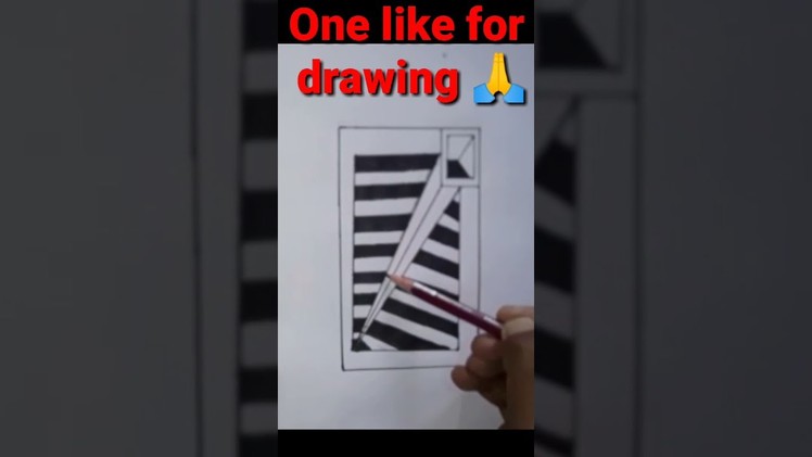 Very Easy !! 3d Drawing Illusion ???? 3D Trick Art On Paper #shorts #short #3dDrawing