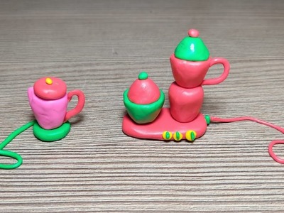 Amazing technique make mini mixer grinder & coffee maker with polymer clay
