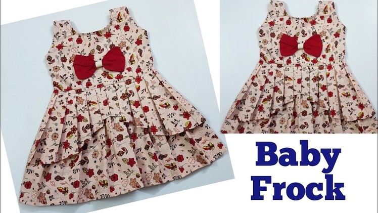 Baby frock cutting and stitching | 1-2 years baby frock cutting and stitching | baby frock designs