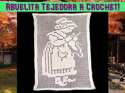Carpeta o mantel Abuelita tejedora a crochet video 2