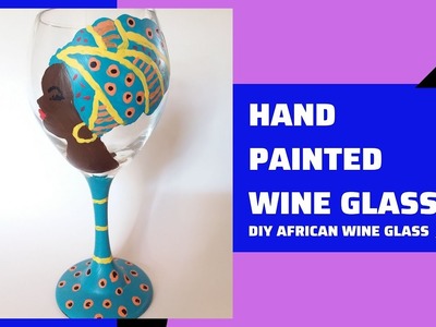 Cheers! Hand Painted Wine Glass