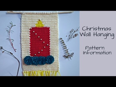 Christmas Crochet Wall Hanging