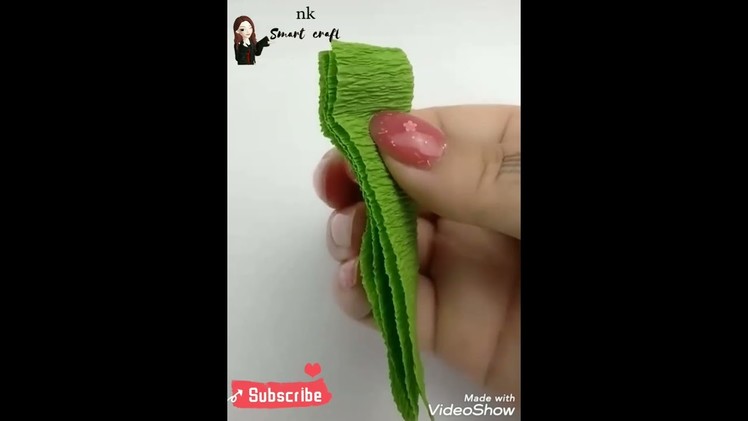 Crepe paper craft