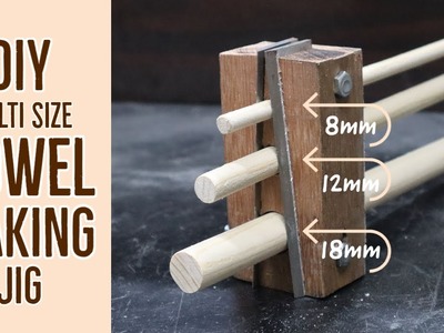 DIY Dowel Making Jig - Make Multi Size Wood Dowels Using Planer Blades.