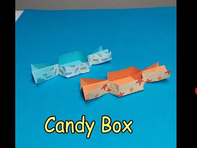 DIY Origami CANDY BOX | How to make paper candy box easy | Fold tutorial #Shorts